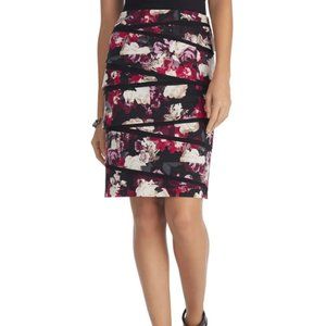 NWT WHBM Floral Printed Pencil Skirt Size 10